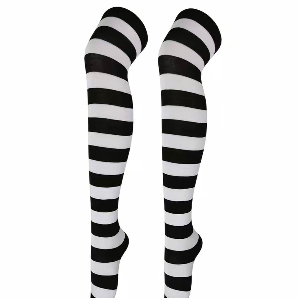 NEW Striped Over the knee socks. Great for Halloween costume.